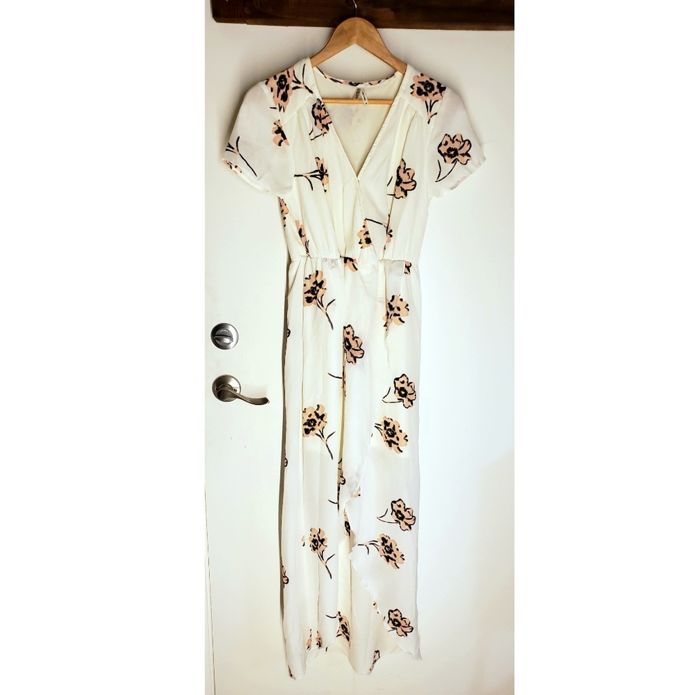 "Live 4 truth" Floral high low dress